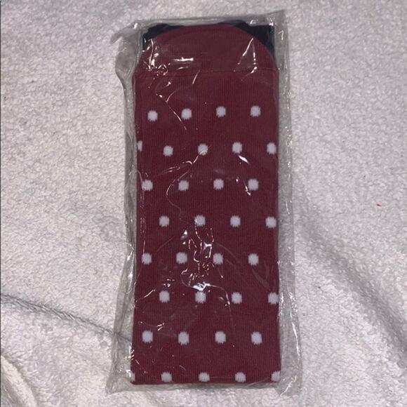 Maroon and Black Little Critter Socks | Sz OS, NWOT - Picture 4 of 4